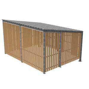 Shelters, Canopies, Walkways and Bin Stores | Cycle Shelters | FalcoLempo Cycle Store | image #1