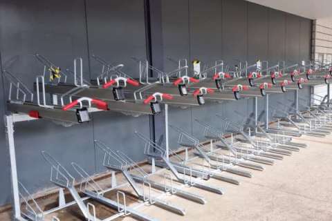 Glasgow Queen Street Cycle Parking