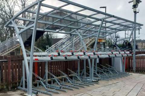 Lenzie Station Cycle Parking