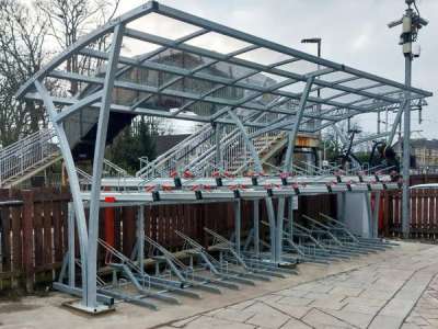 Lenzie Station Cycle Parking