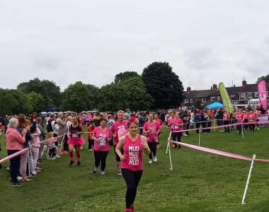 Netty Barlow Cancer Research UK Mud Run
