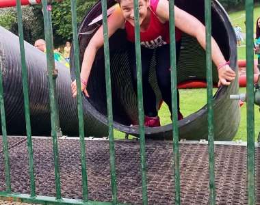 Netty Barlow Cancer Research UK Mud Run