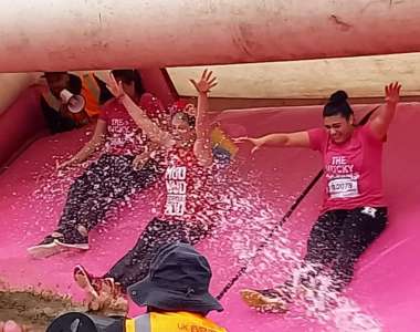Netty Barlow Cancer Research UK Mud Run