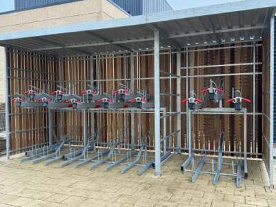 Norwich & Norfolk University Hospital Cycle Shelter