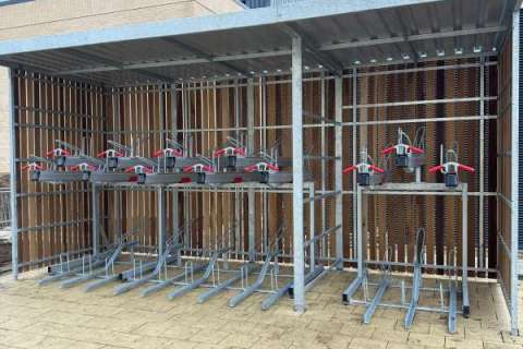 Norwich & Norfolk University Hospital Cycle Shelter