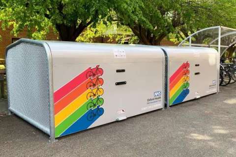 Oxford NHS Bike Hangar