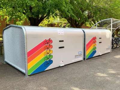 Oxford NHS Bike Hangar