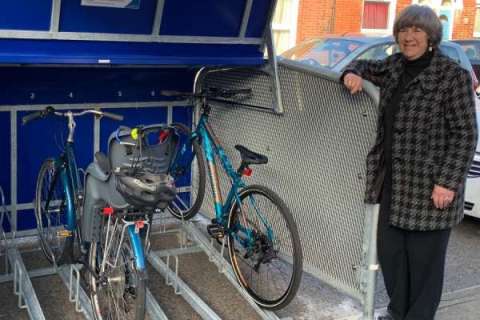 FalcoPod Bike Hangar Portsmouth Council