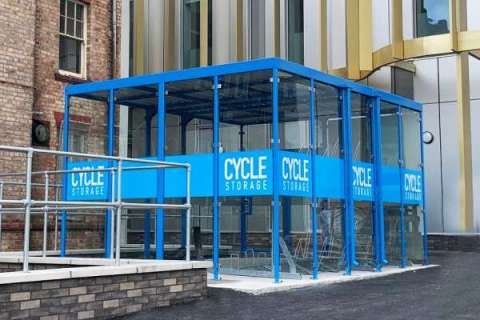 Salford Royal Major Trauma Hospital Cycle Hub