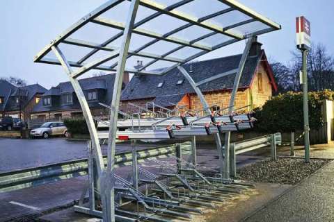 ScotRail Conon Bridge Station Cycle Parking