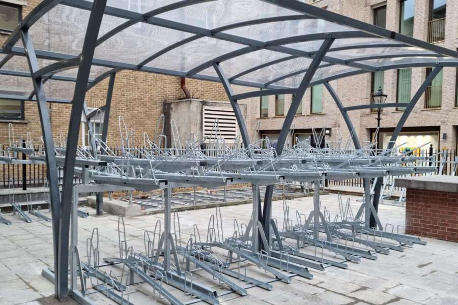 St Barts Hospital Cycle Parking 1