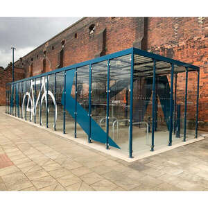 Case Studies | Falco Continues with the Roll-out of Avanti West Coast Rail Cycle Parking Infrastructure with Key Installation at Stoke-on-Trent Station | image #1 | Cycle Hub