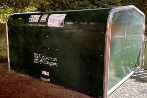 University of Glasgow Bike Hangar