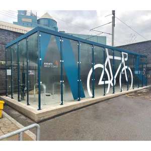 Case Studies | Falco Cycle Hub Roll-out for Avanti West Coast Rail Network | image #1 | Warrington Bank Quay Station Cycle Hub
