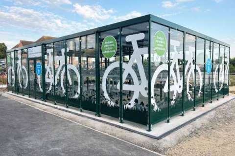 Colchester NHS Hospital cycle hub