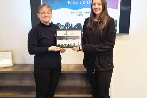 Falco recognised as finalist at college Apprentice Awards - as part of National Apprenticeship Week