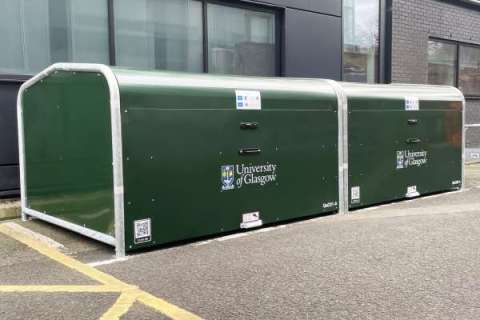 University of Glasgow Bike Hangars