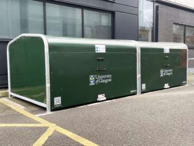 University of Glasgow Bike Hangars