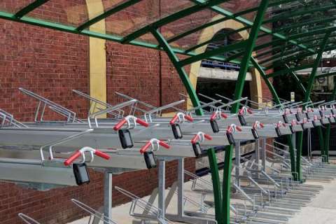 Two-Tier Cycle Parking at Rickmansworth Underground Station