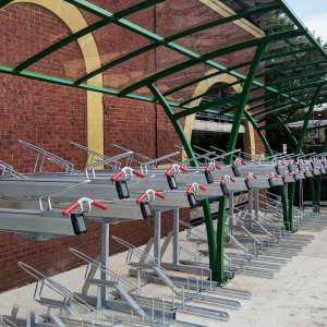 Case Studies | Two-Tier Cycle Parking for Rickmansworth Station | image #1 | Two-Tier Cycle Parking at Rickmansworth Underground Station