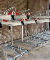 FalcoLevel-Premium+ Two-Tier Cycle Rack
