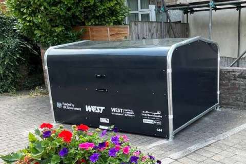 South Gloucestershire Council Bike Hangar