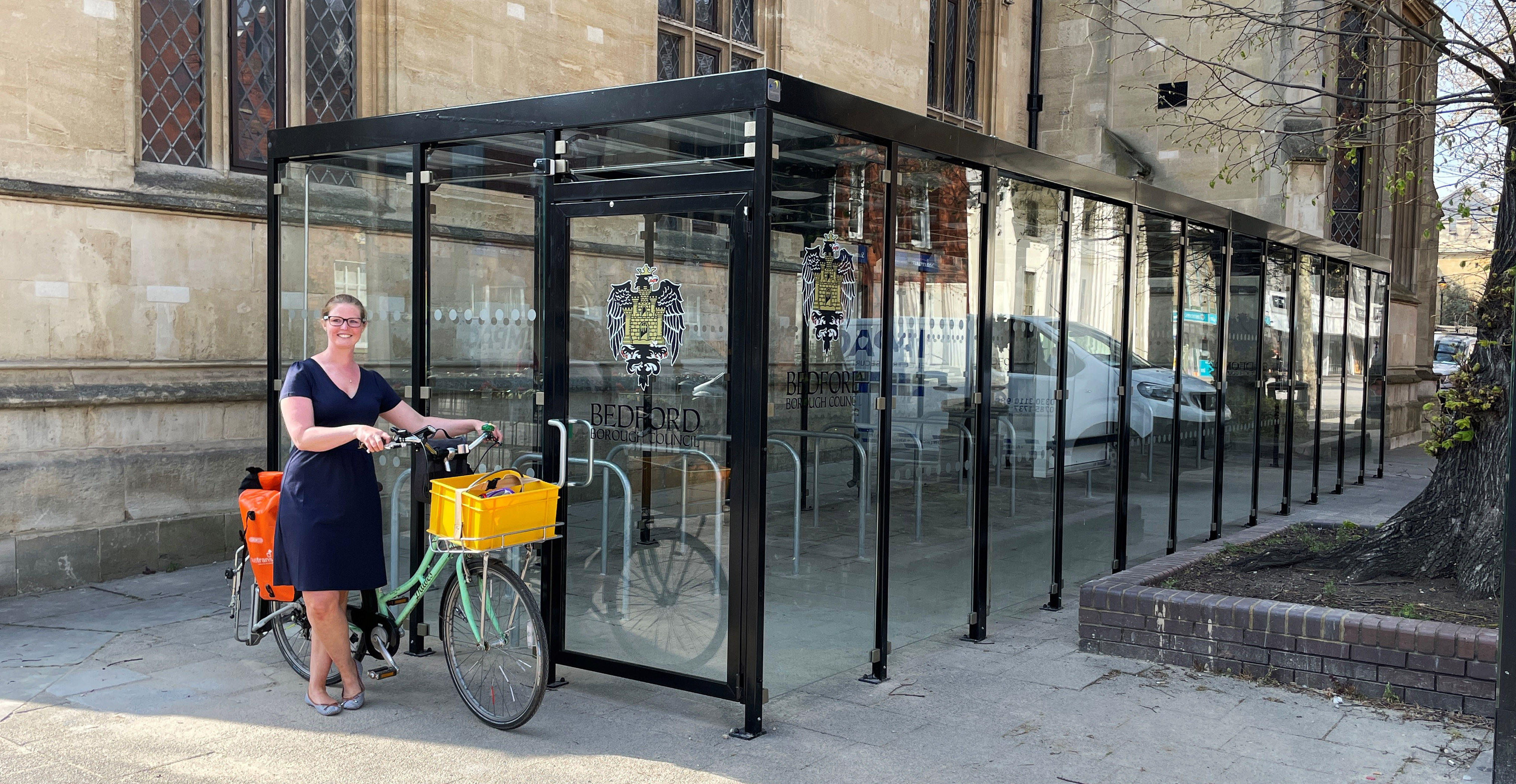 Bedford Cycle Hub with FalcoSmart Lock