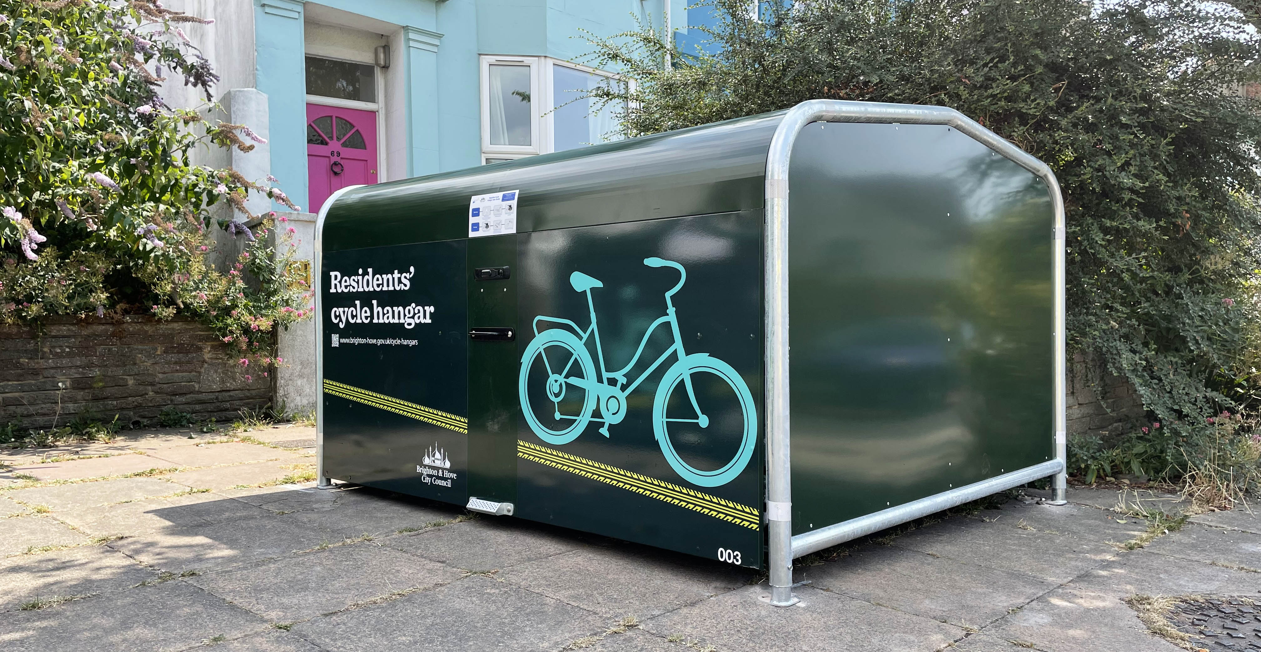 Brighton City Council Bike Hangar