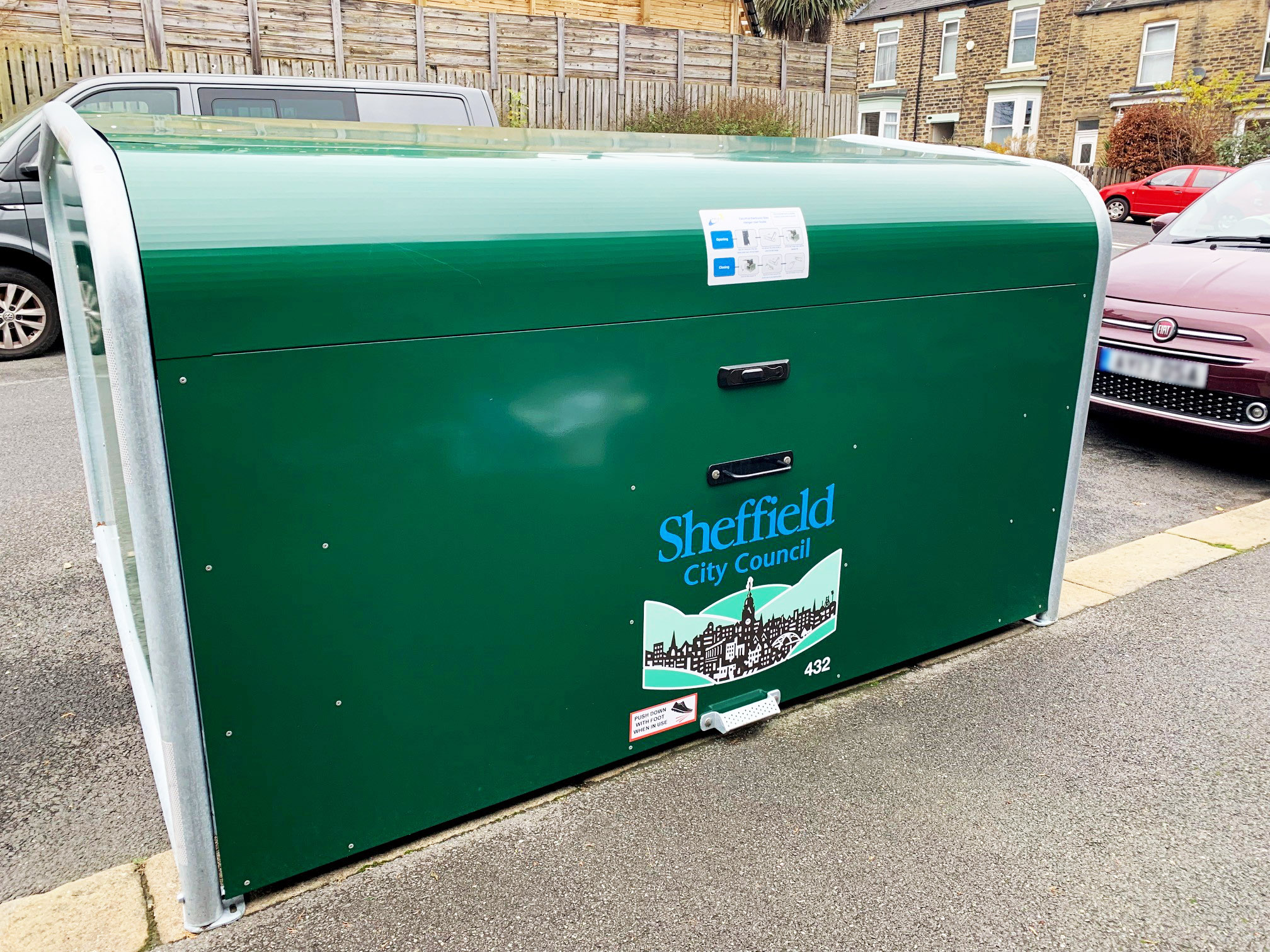 Bike Hangar Sheffield City Council