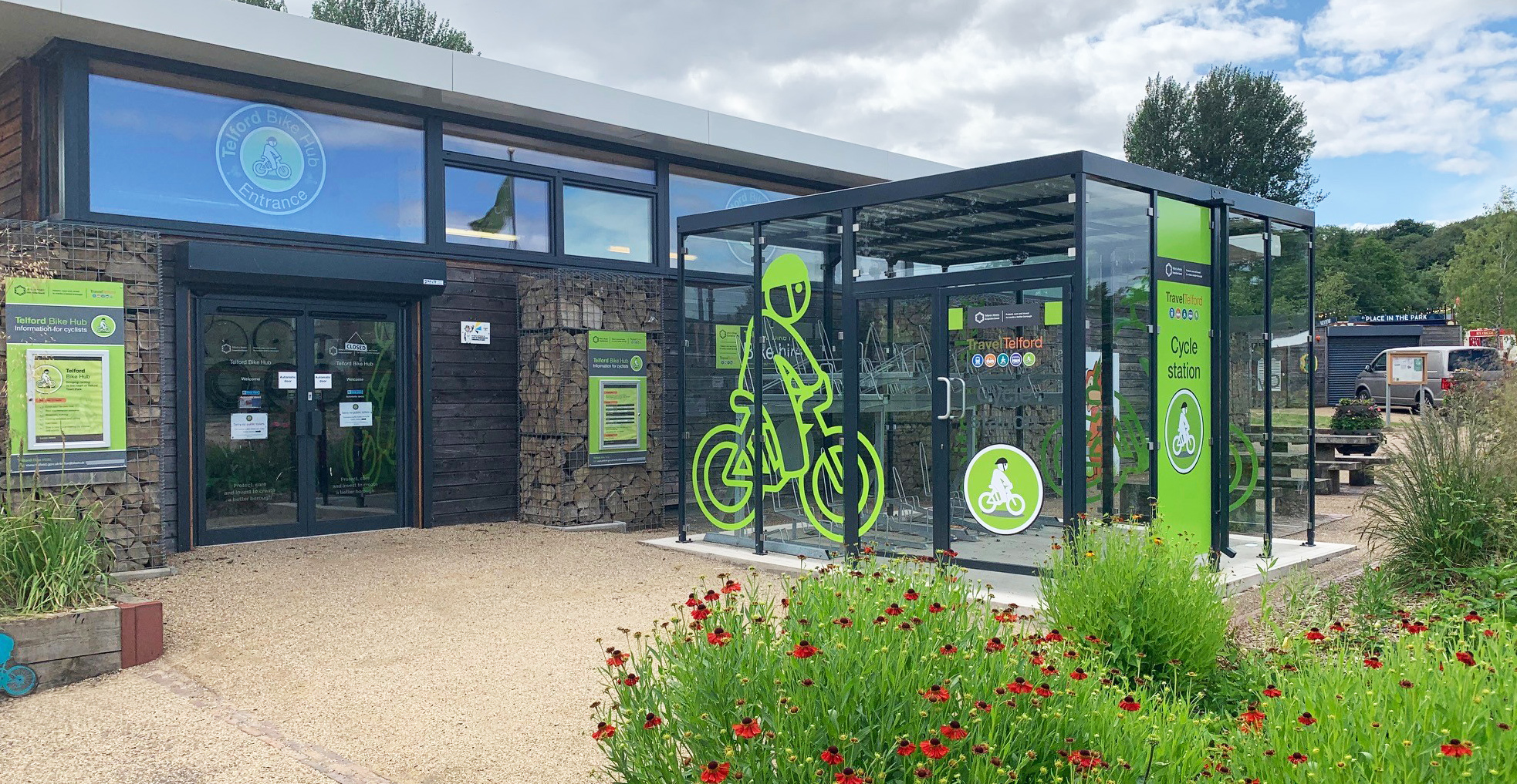 Telford Town Park Cycle Hub
