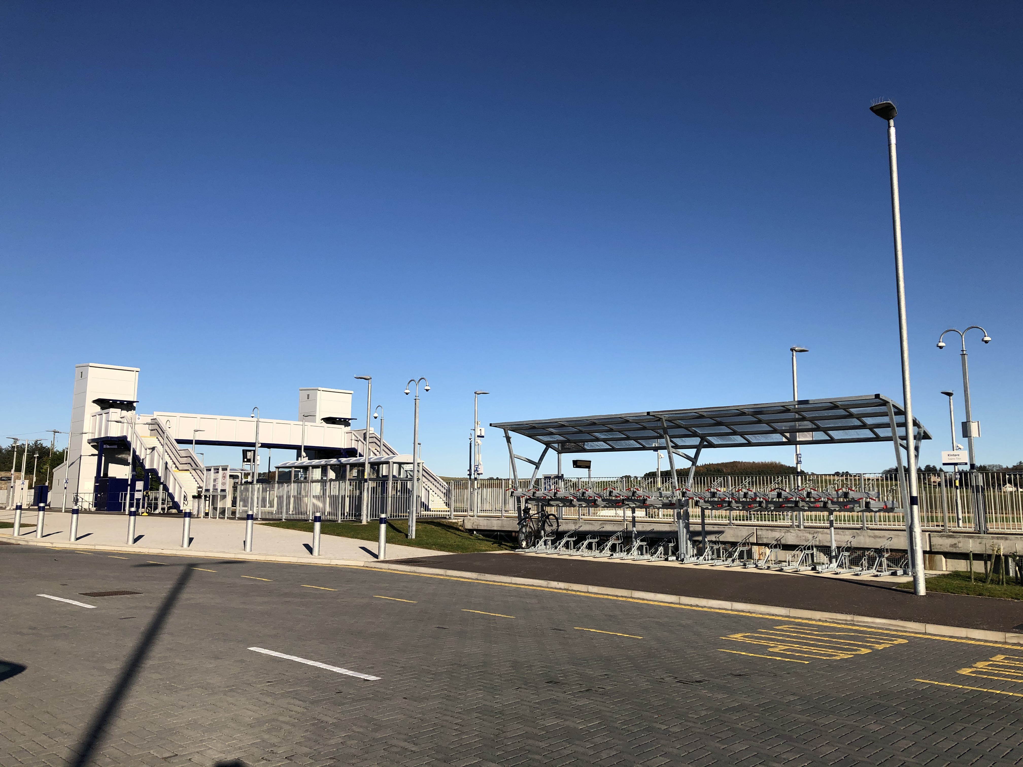 Cycle Parking for Kintore Station