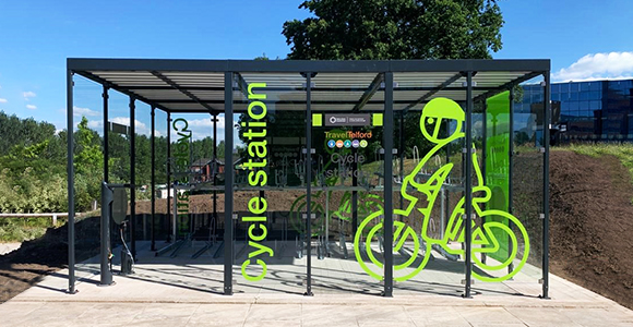 Falco Cycle Hub for Telford & Wrekin Council