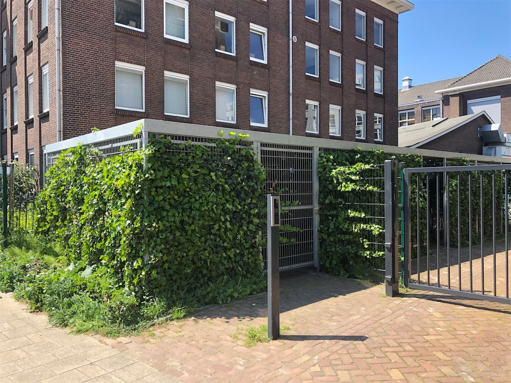 Falco Green Cycle Hub with Vegetation