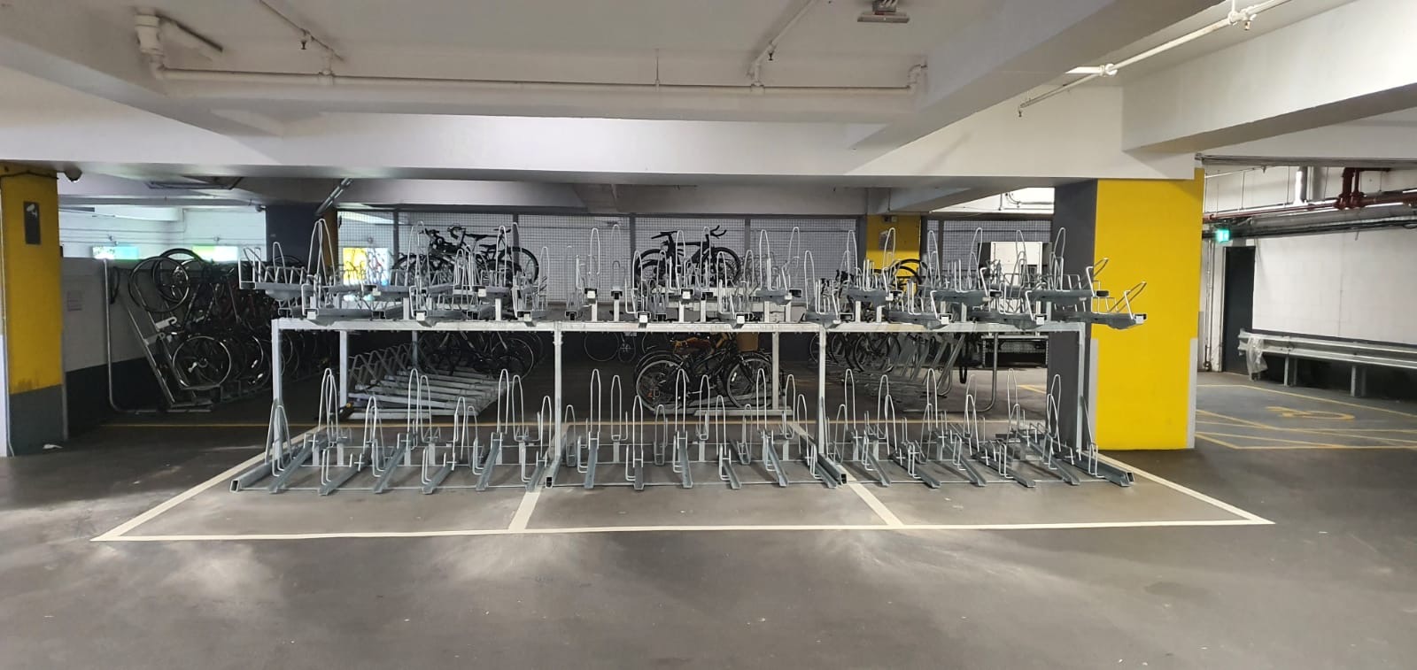 Two Tier Cycle Parking