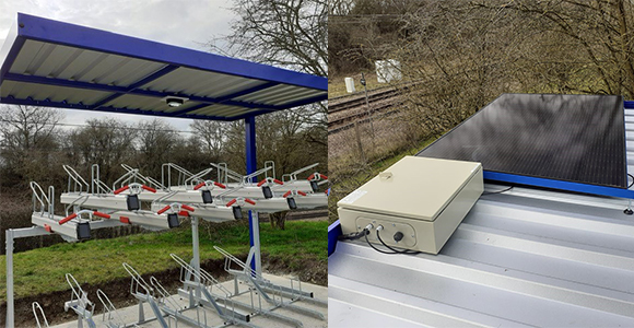 Watton at Stone Station Cycle Parking