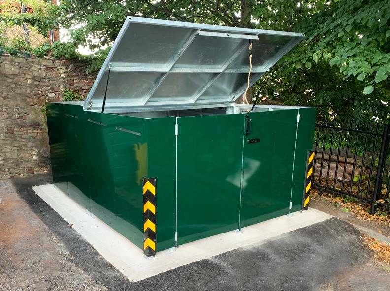 Cargo Bike Locker University of Bristol