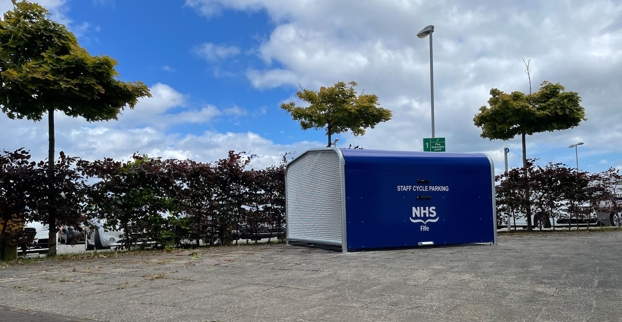 Bike Hangar for NHS Fife