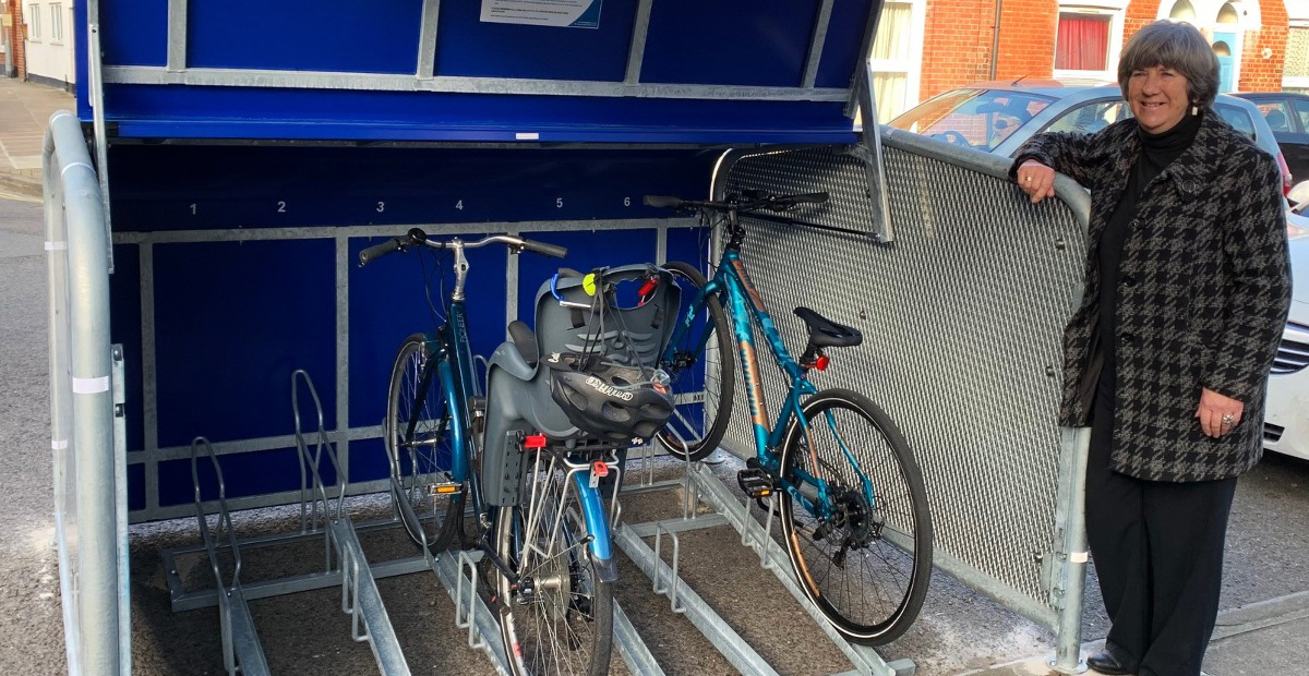 FalcoPod Bike Hangar Trial Portsmouth Council