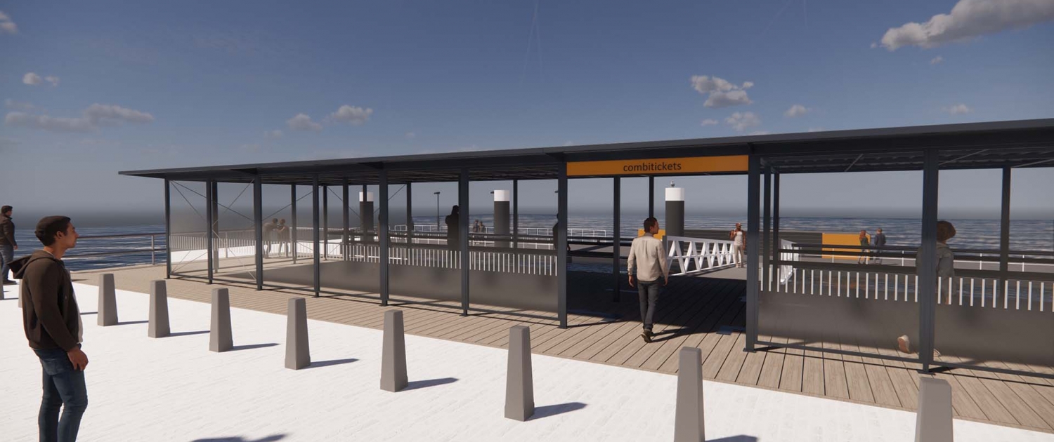 Rotterdam Water Taxi Passenger Waiting Shelter