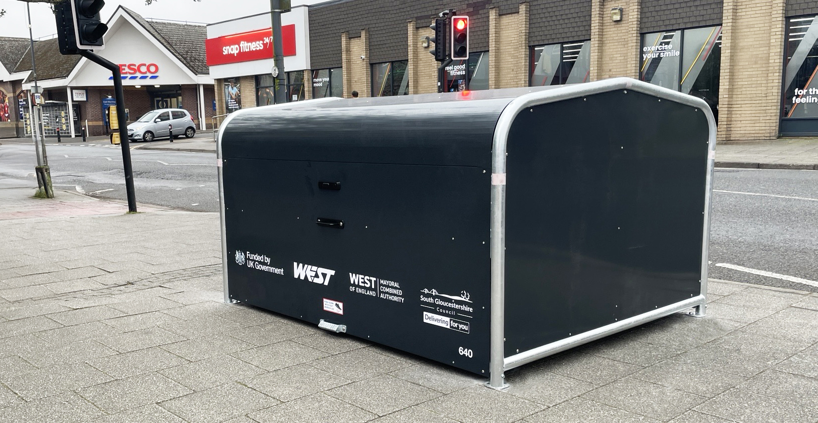 Pay as you go bike hangar for South Gloucestershire Council