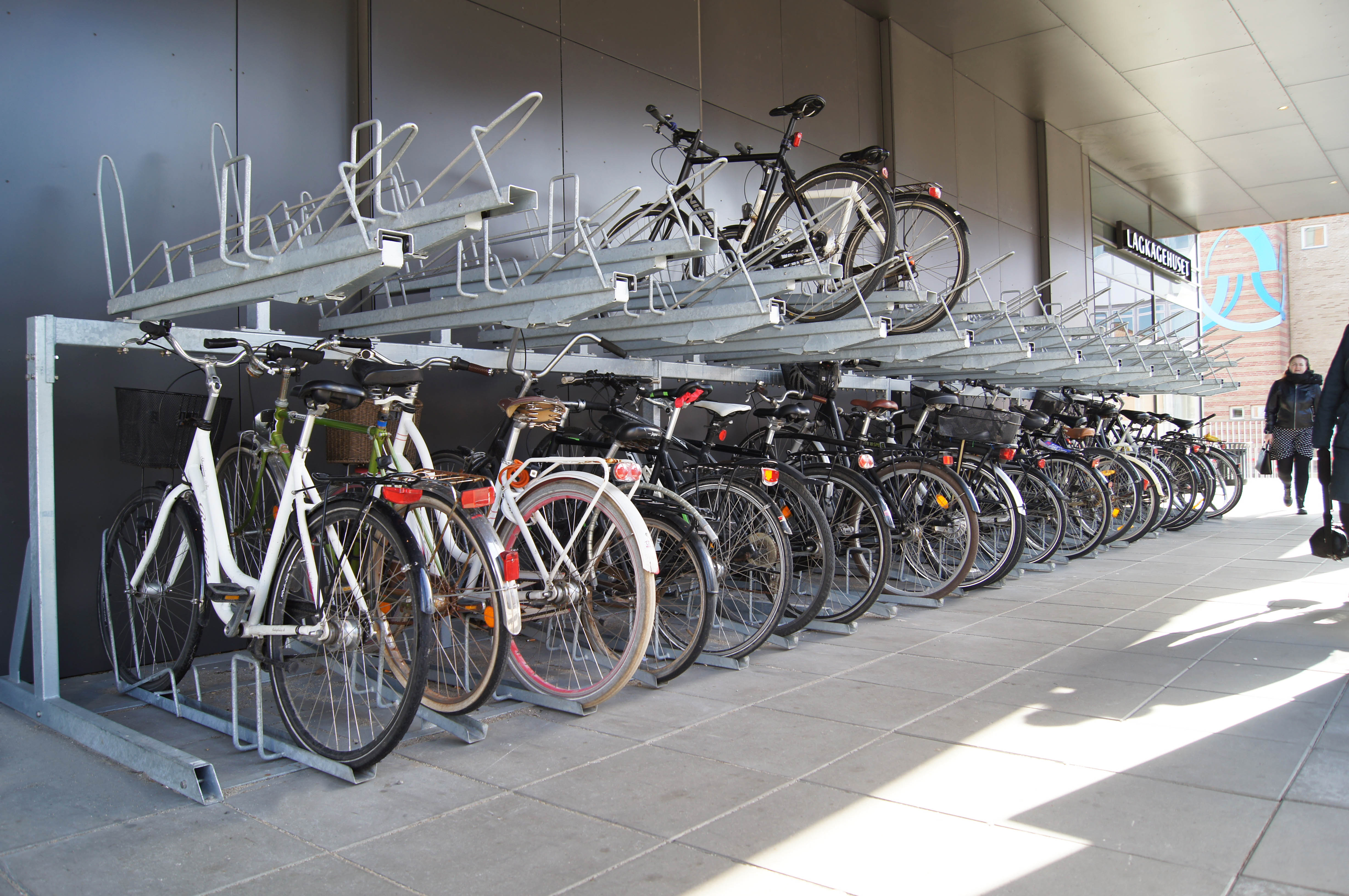 Two-Tier Cycle Rack FalcoLevel-Eco Two-Tier Cycle Rack