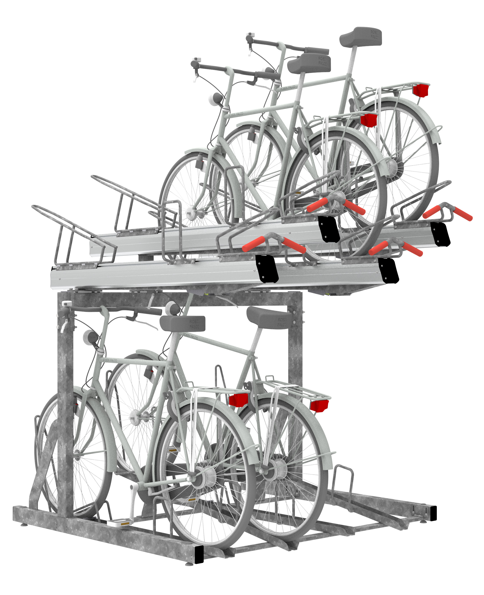 FalcoLevel-Premium+ Two-Tier Cycle Rack FalcoLevel-Premium+ Two-Tier Cycle Rack