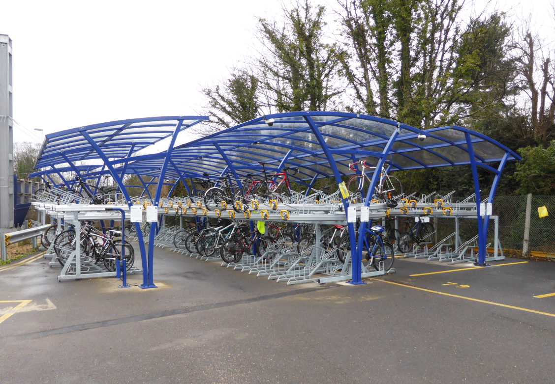 FalcoRail Double-Sided Cycle Shelter
