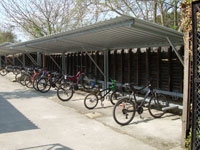 FalcoTel Cycle Canopies for Glyn Technology School