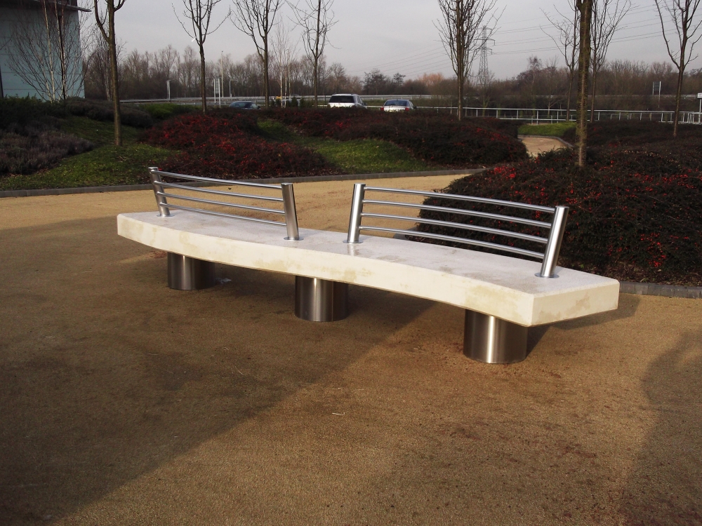 Futuristic Tribune Benches for the IQ Winnerish Estate!