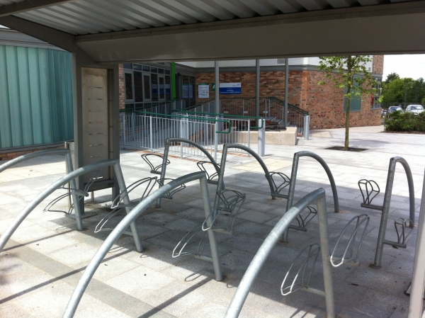Stylish Triangle Cycle Shelter for Cobridge Health Centre!