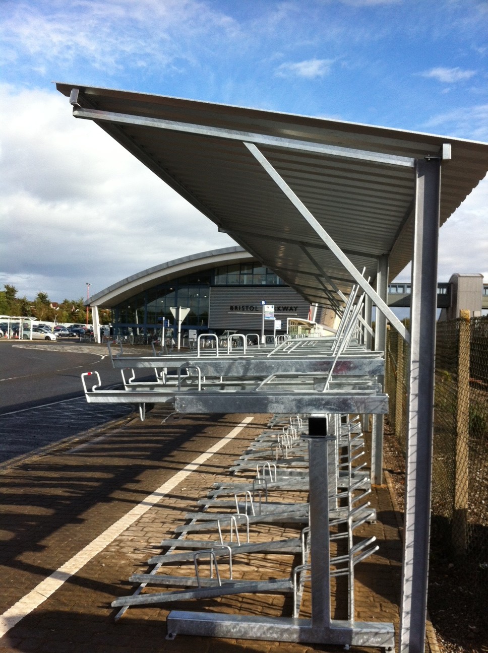 Falco Two-Tier Cycle Parking Installed at Bristol Parkway!
