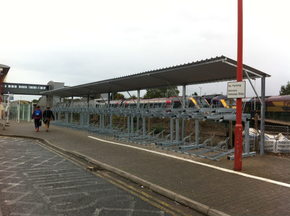 Falco Two-Tier Cycle Parking Installed at Bristol Parkway!