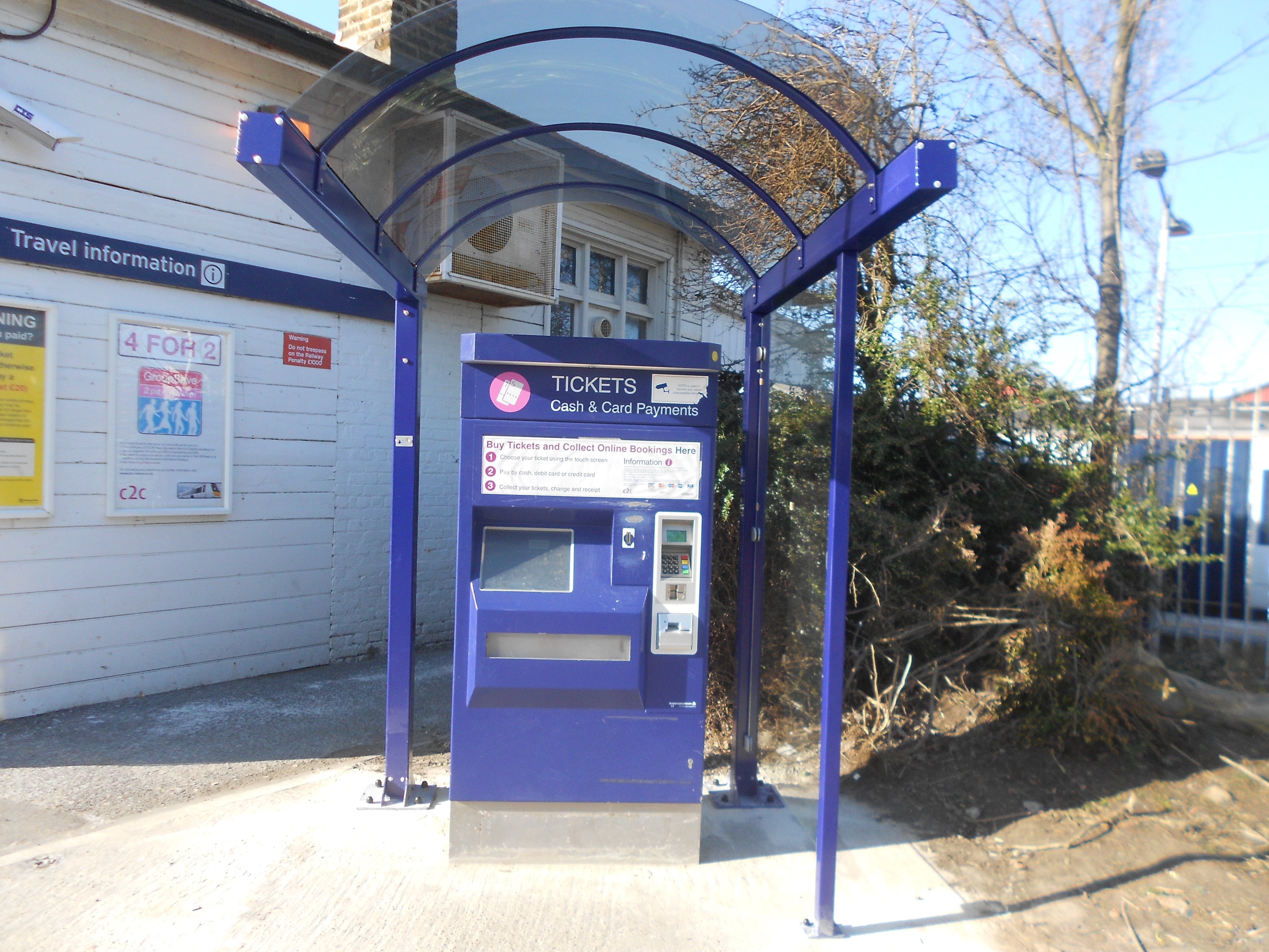 FalcoRondo Ticket Canopy for Shoeburyness Railway Station!