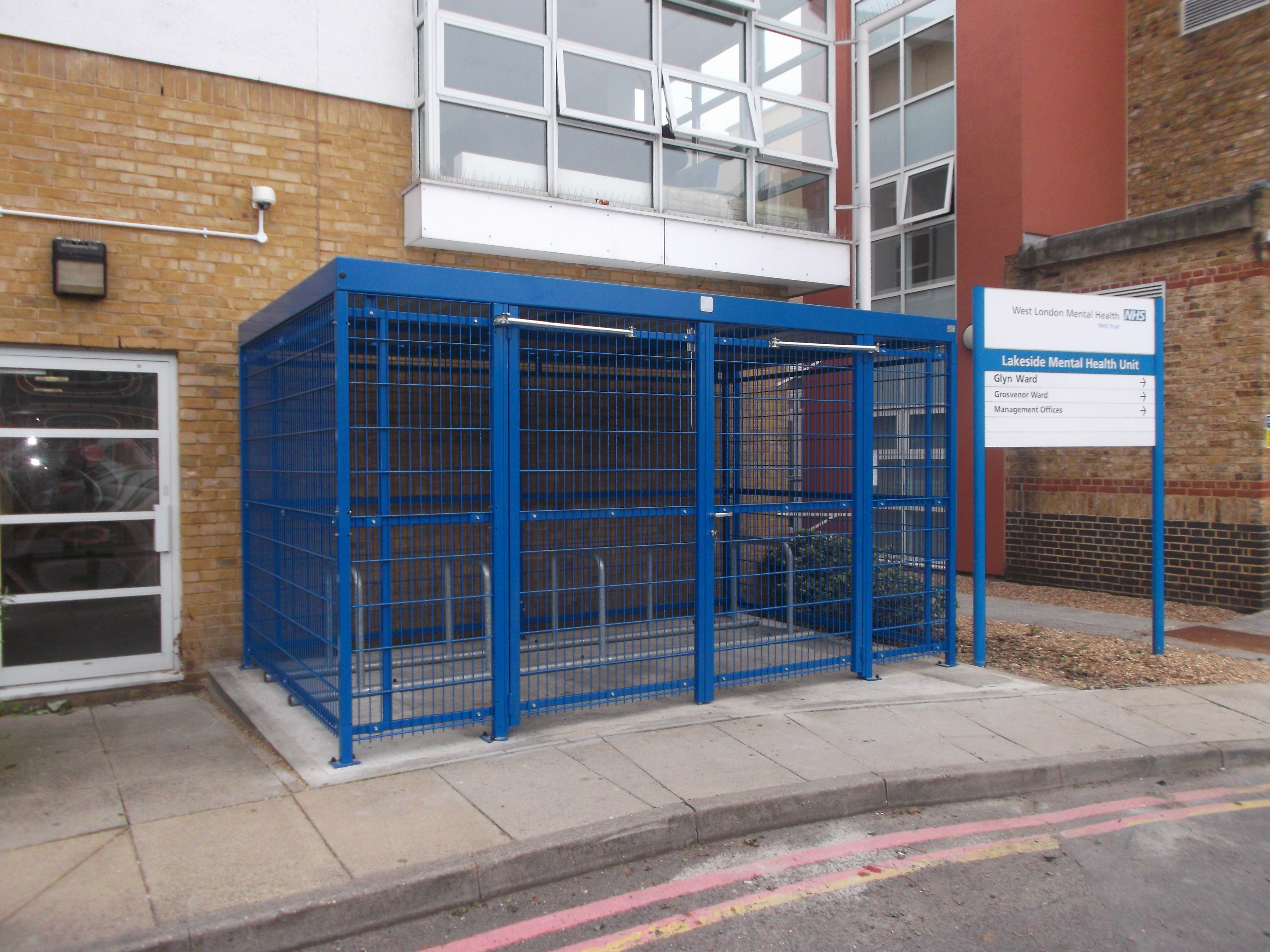 Secure Cycle Store for West London Mental Health NHS Trust!